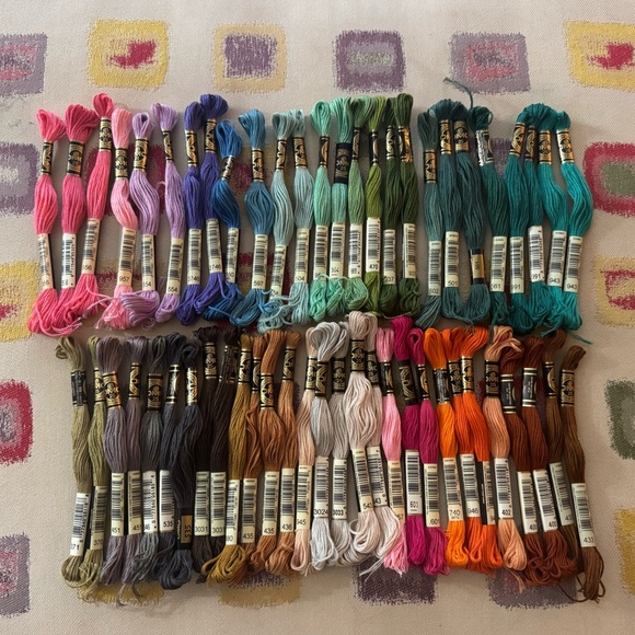 Dmc Other - DMC Embroidery Floss Lot #3 (55 Skeins)